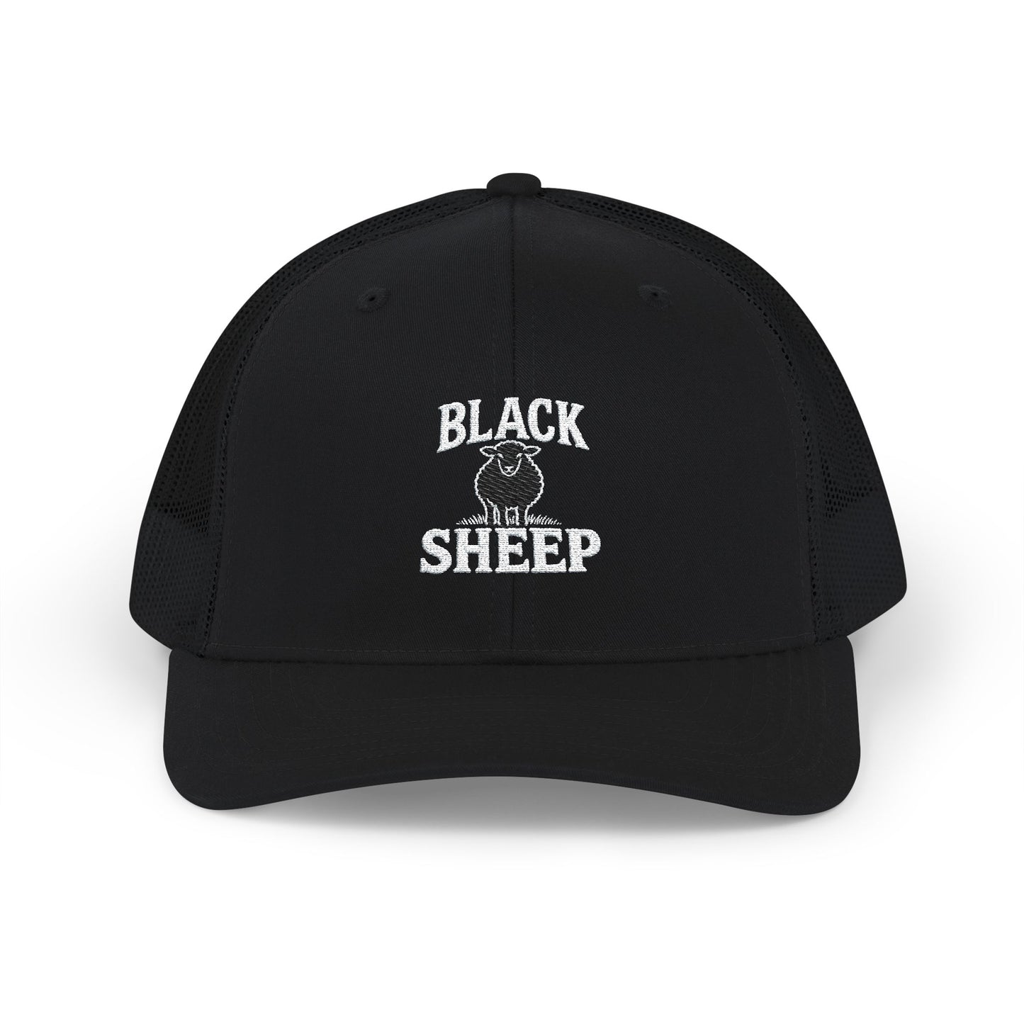 Black Sheep Embroidered Richardson 112 Trucker Hat