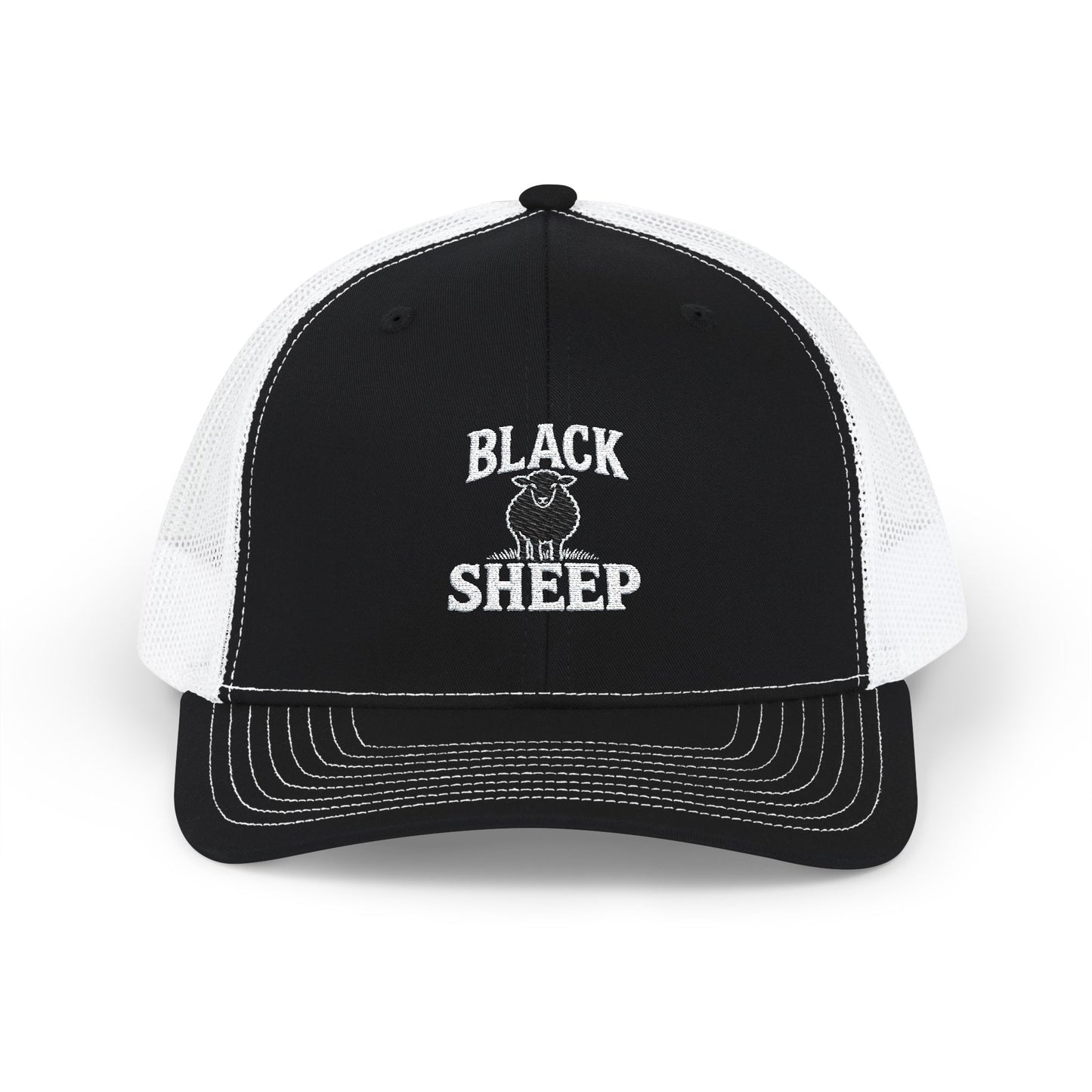 Black Sheep Embroidered Richardson 112 Trucker Hat