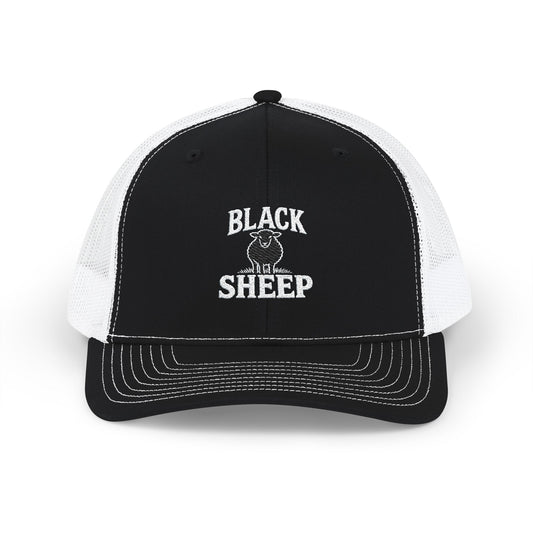 Black Sheep Embroidered Richardson 112 Trucker Hat