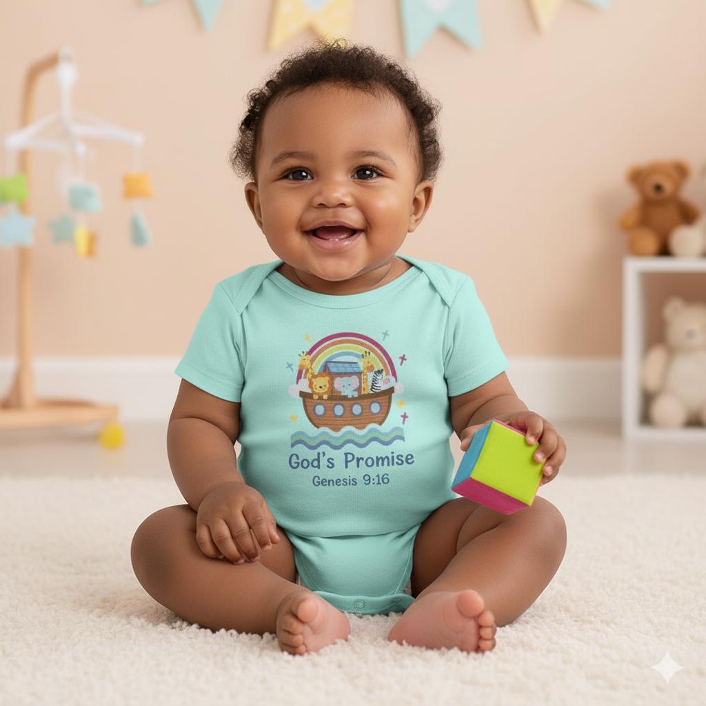 Gods Promise Faith Onesie Salvation Clothing and Accessories