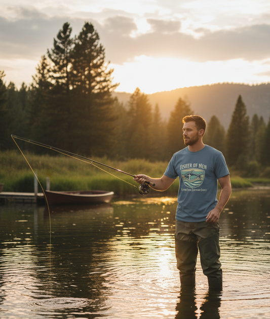 Fisher of Men Faith T-Shirt Salvation Clothing and Accessories Apparel