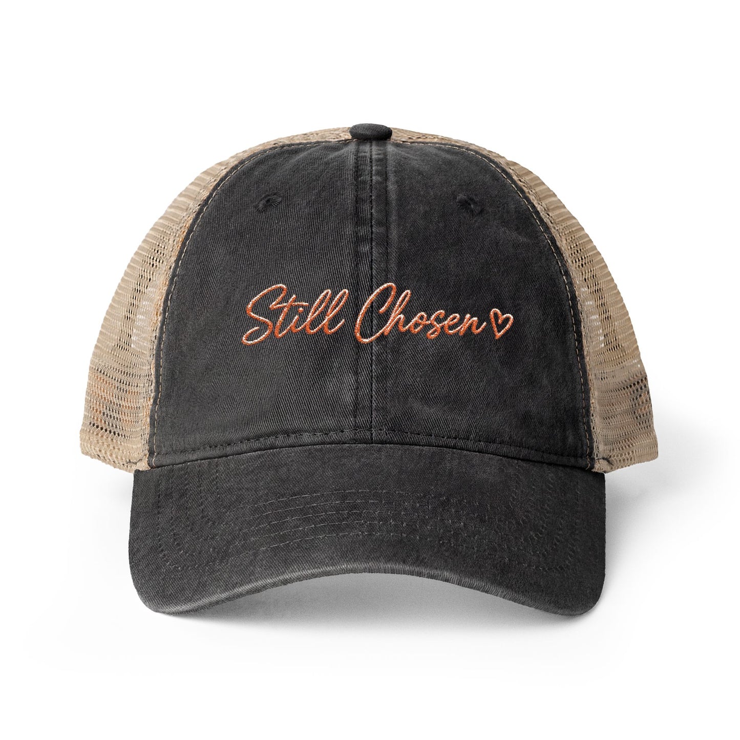 Still Chosen Embroidered Vintage Mesh Cap