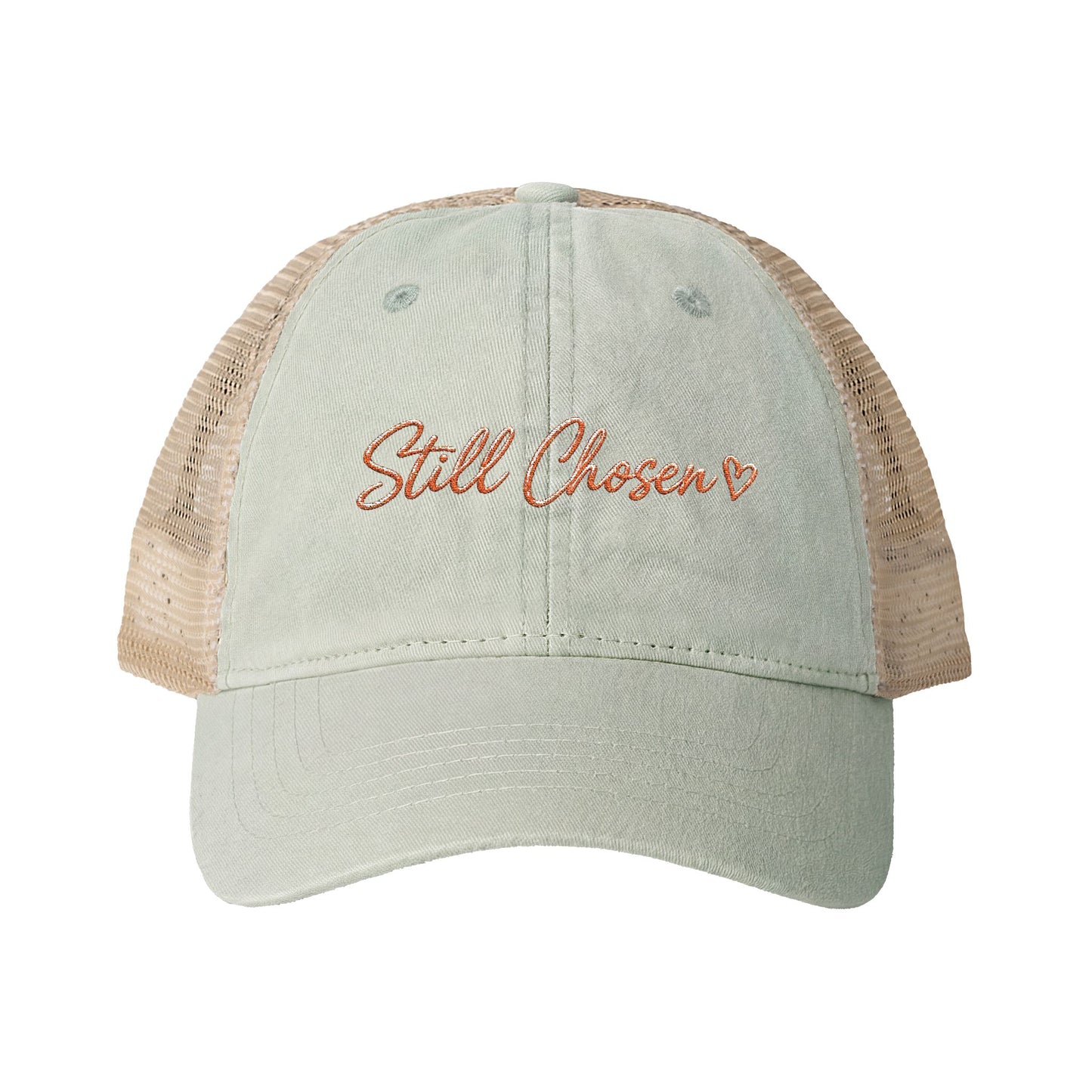 Still Chosen Embroidered Vintage Mesh Cap