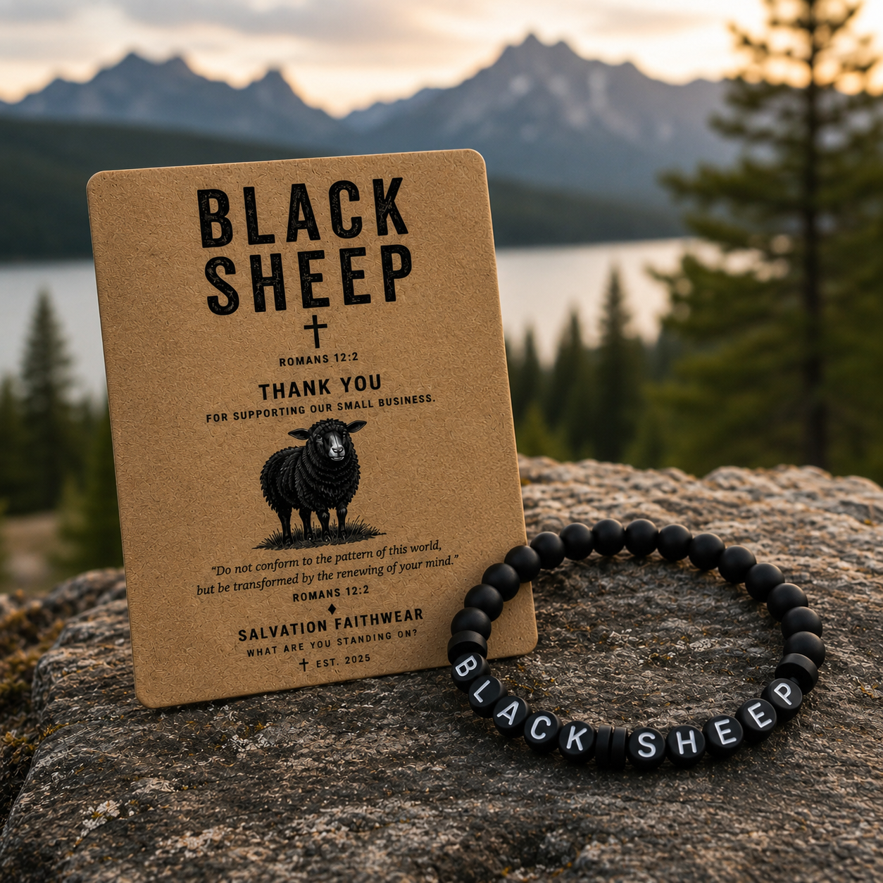 Black Sheep | Men's Inspirational Bracelet