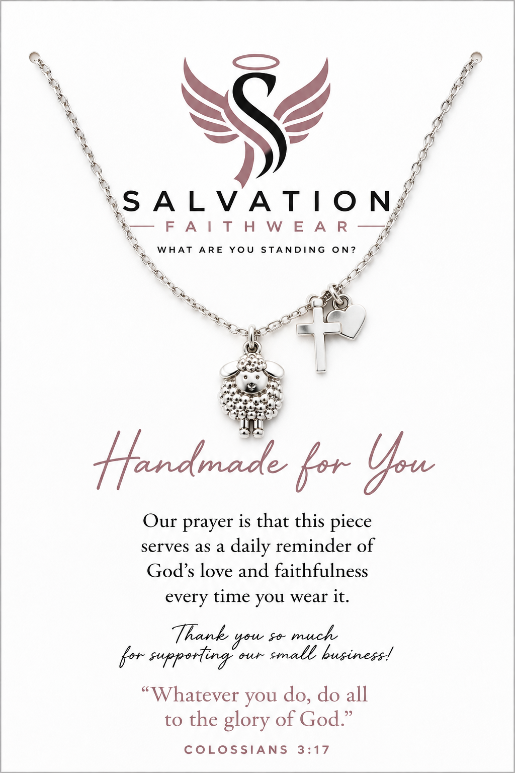 Loved by the Shepherd Necklace