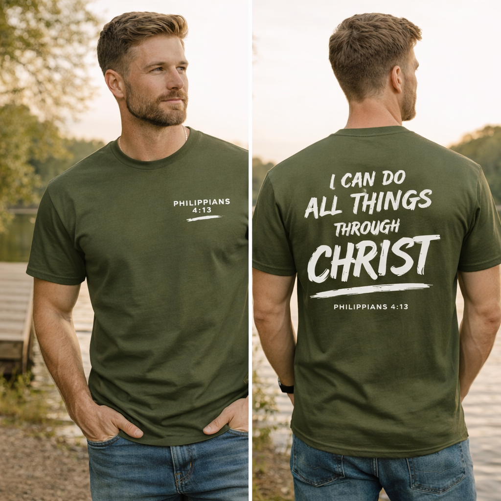 I Can Do All Things Through Christ Faith T-Shirt