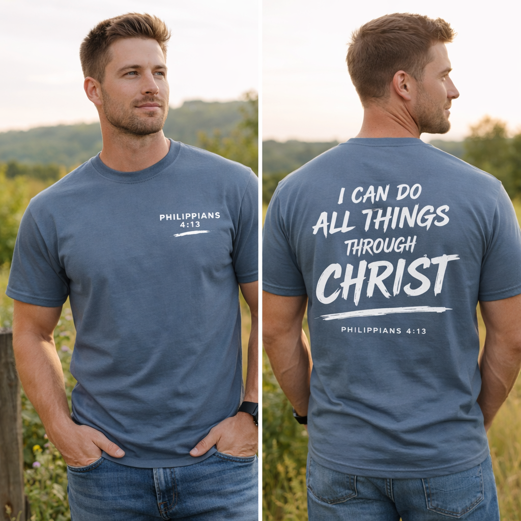 I Can Do All Things Through Christ Faith T-Shirt