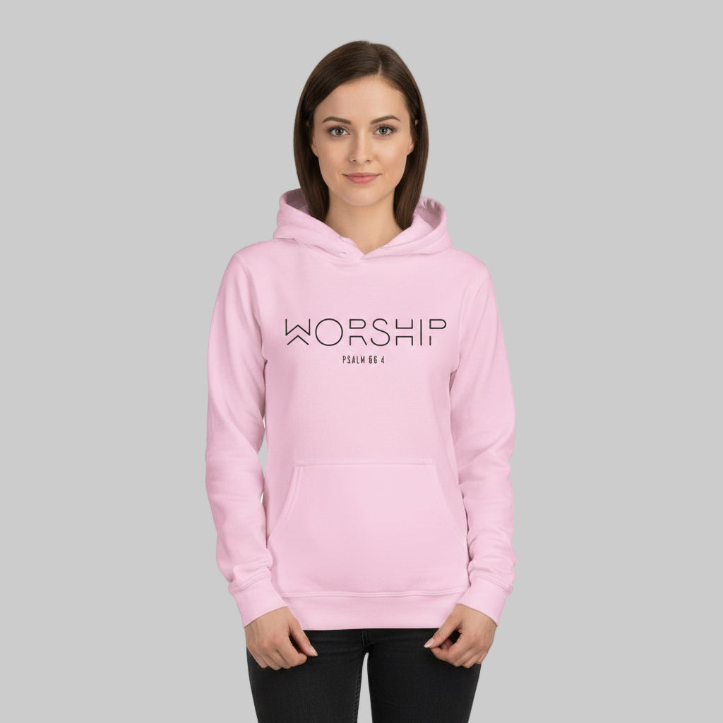Worship Faith Hoodie LIGHT PINK Salvation Clothing and Accessories