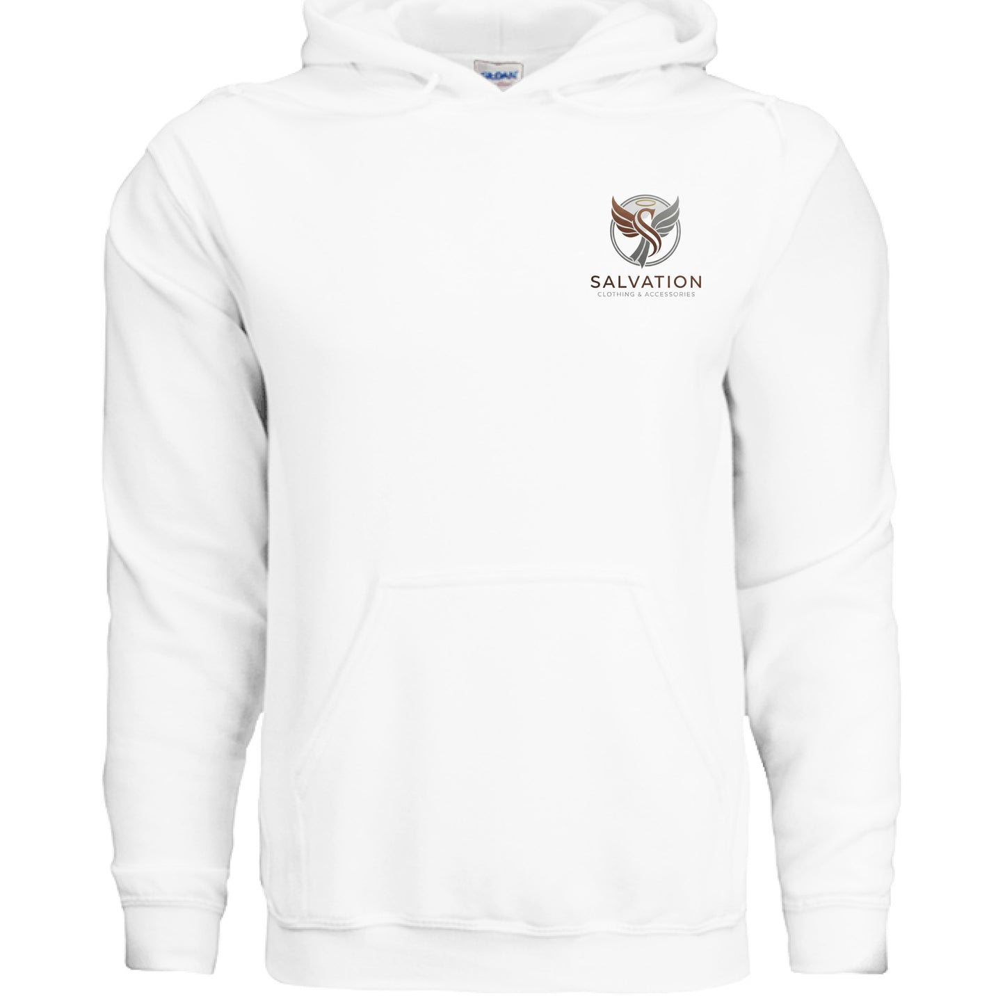 Salvation Logo Faith Hoodie WHITE Salvation Clothing and Accessories