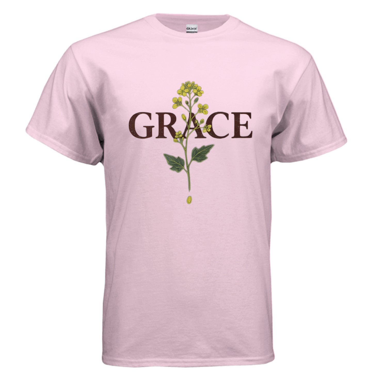 Grace Mustard Seed Faith T-Shirt LIGHT PINK Salvation Clothing and Accessories