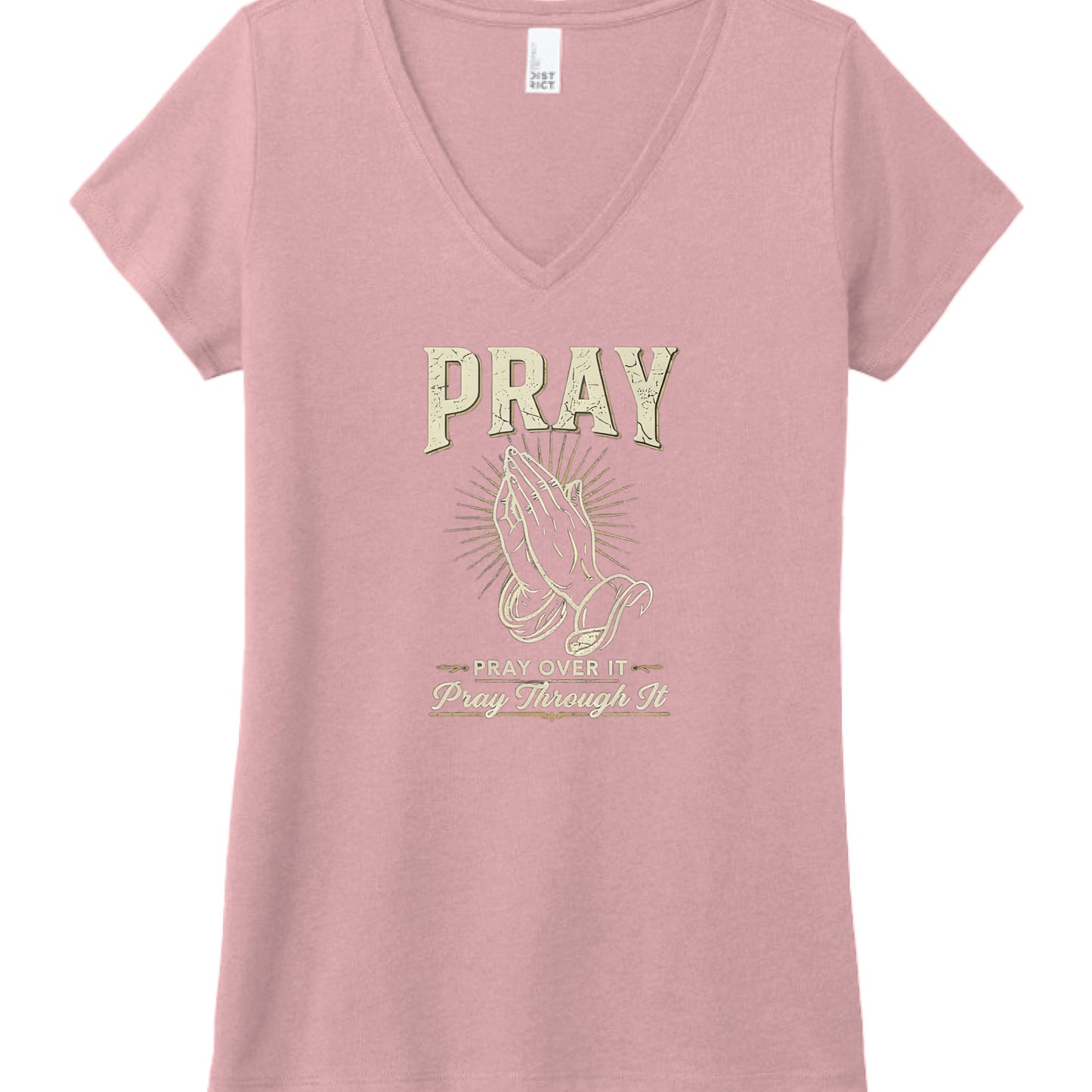 Pray Faith T-Shirt WstriaHthr Salvation Clothing and Accessories