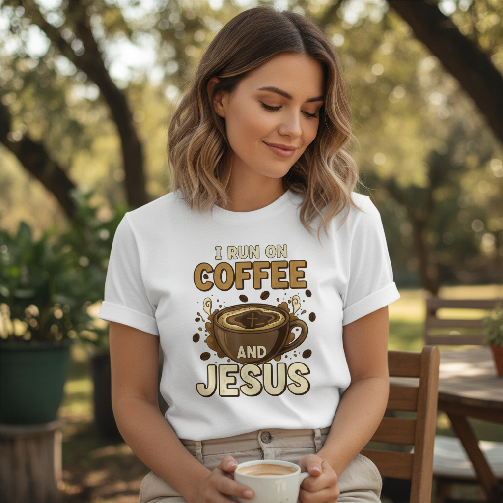 Coffee and Jesus Faith T-Shirt