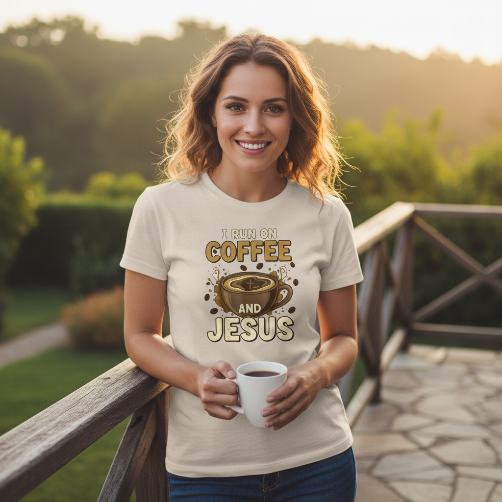 Coffee and Jesus Faith T-Shirt