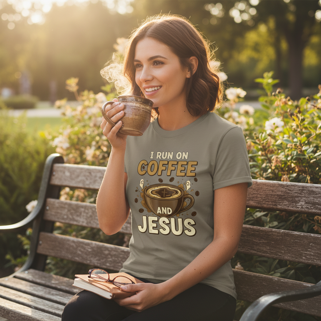 Coffee and Jesus Faith T-Shirt
