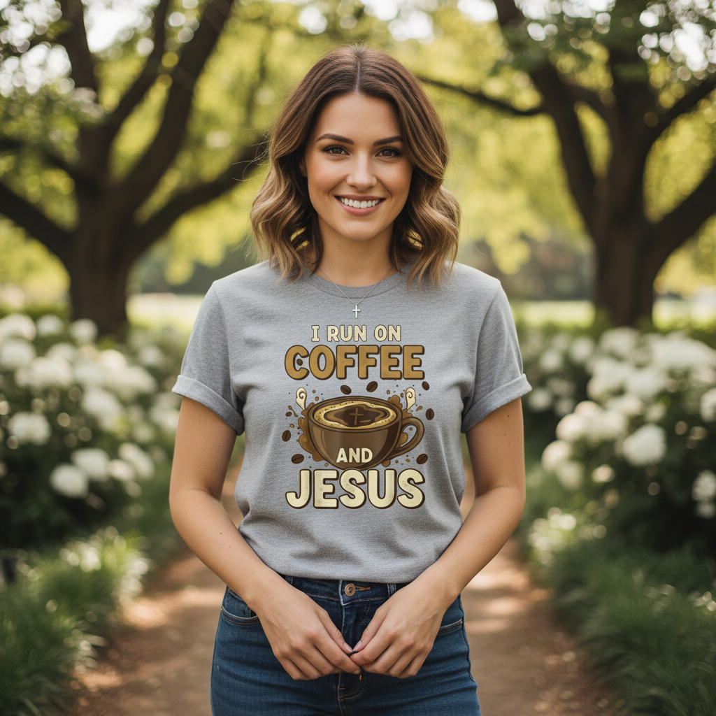 Coffee and Jesus Faith T-Shirt