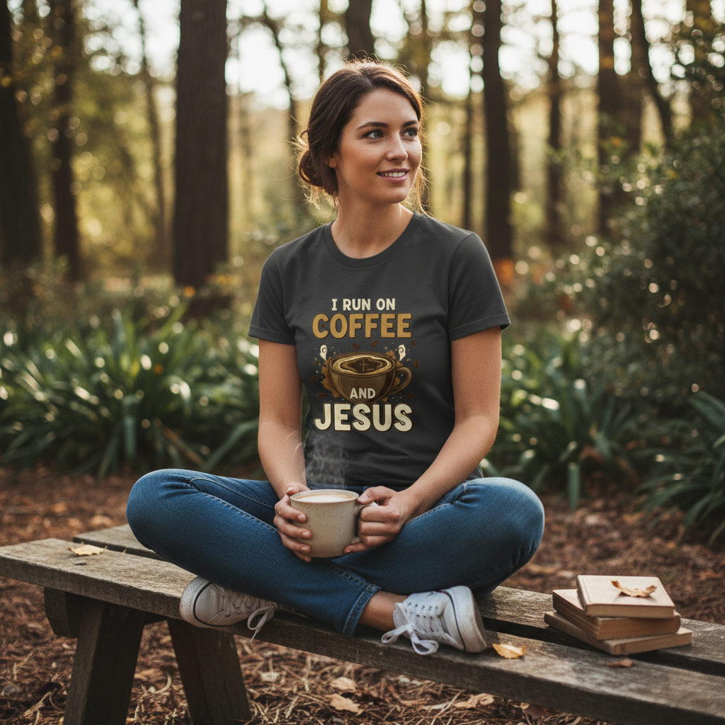Coffee and Jesus Faith T-Shirt