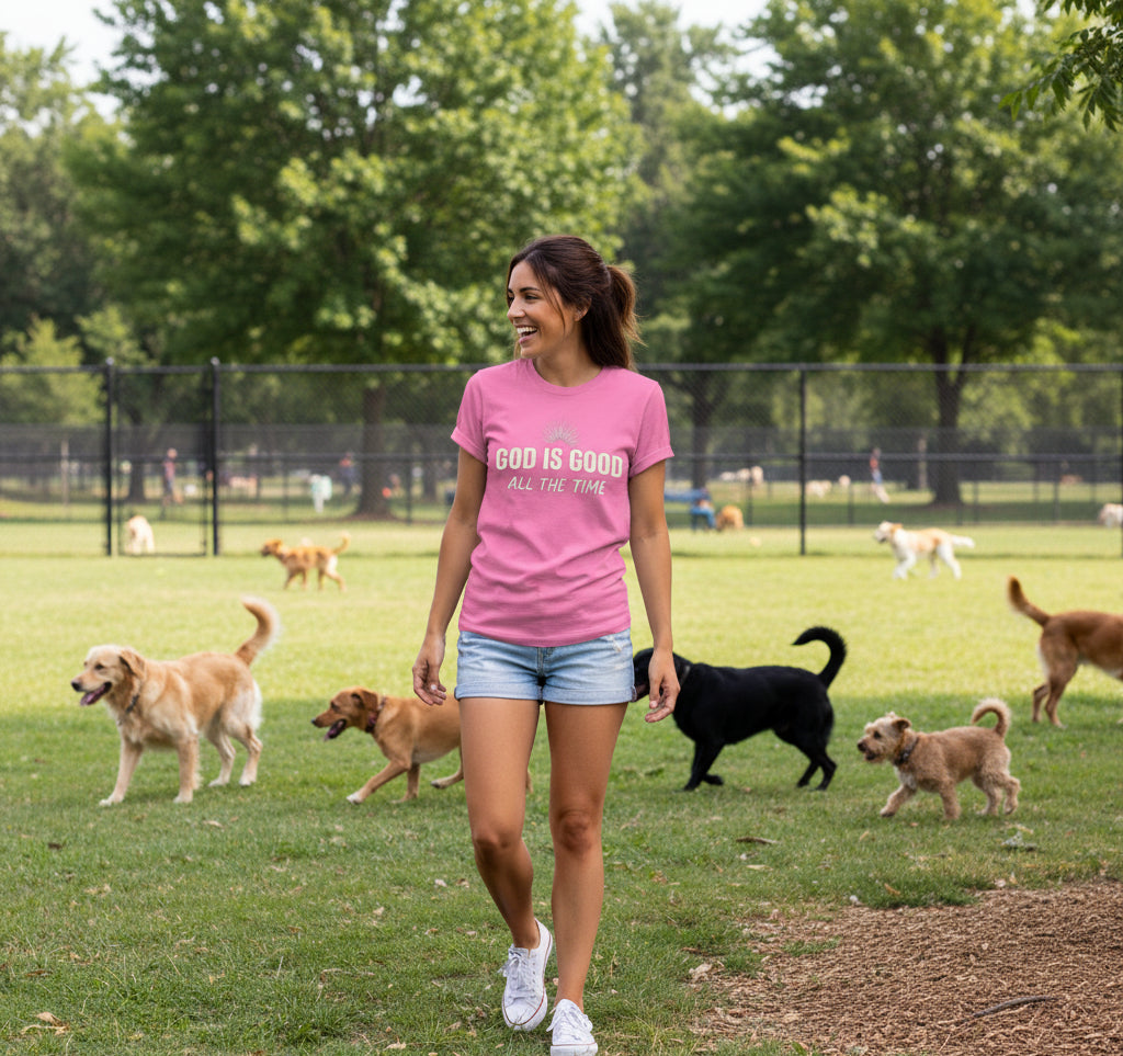 God is Good All the time Faith T-Shirt AZALEA Salvation Clothing and Accessories