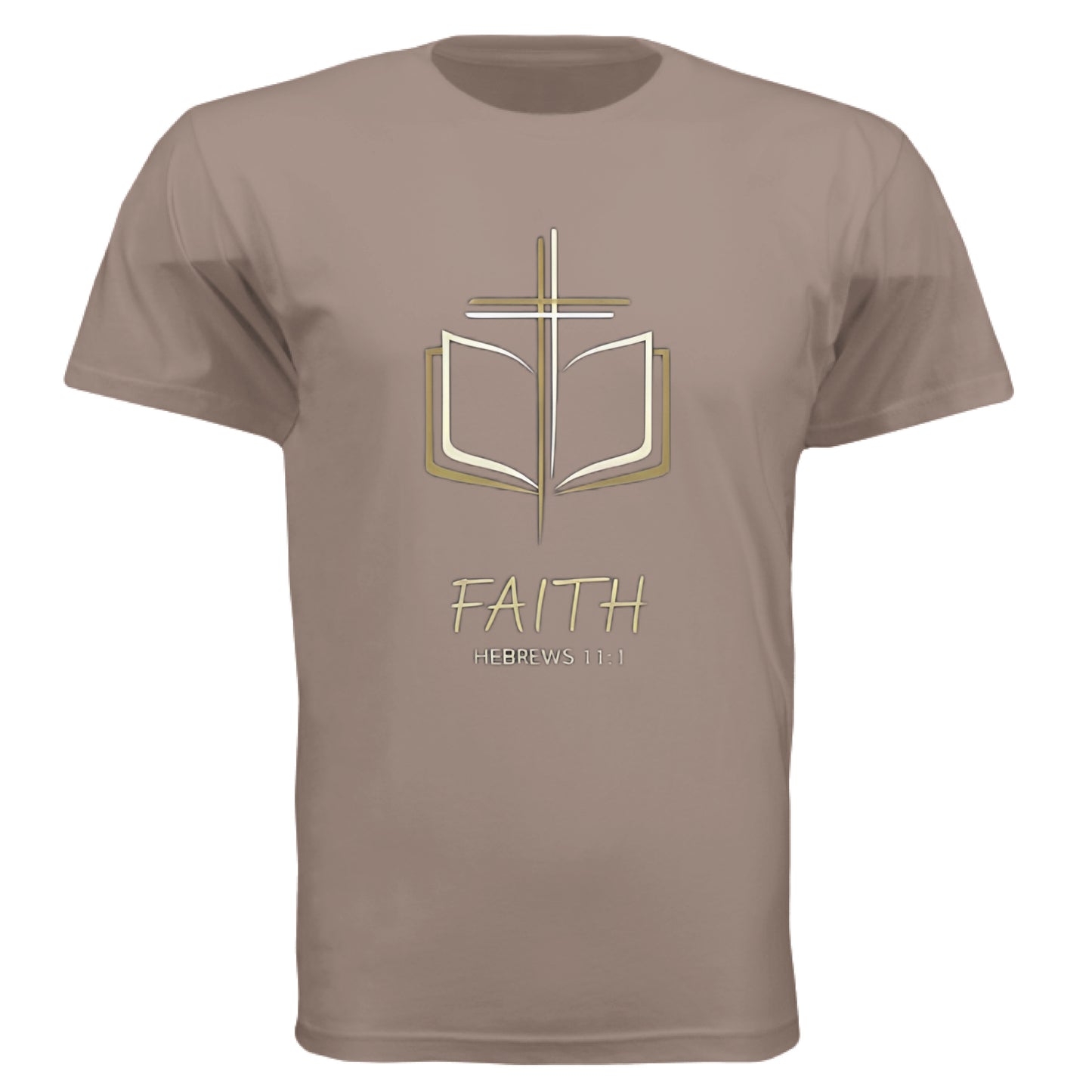 Faith Cross Faith T-Shirt Brown Savana Salvation Clothing and Accessories