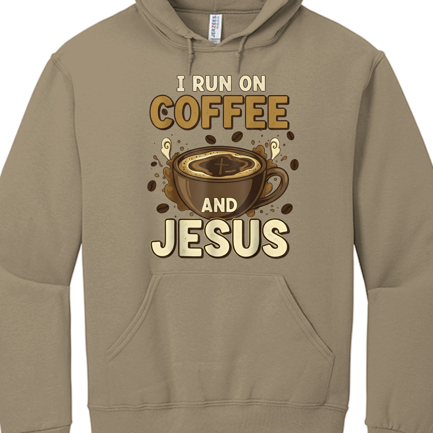Coffee and Jesus Faith Hoodie Salvation Clothing and Accessories Apparel