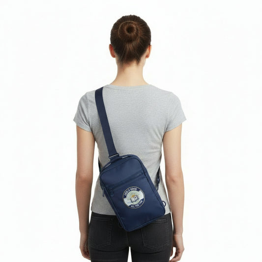 Sling Pack God is Good River Blue Nvy ONE SIZE Salvation FaithWear