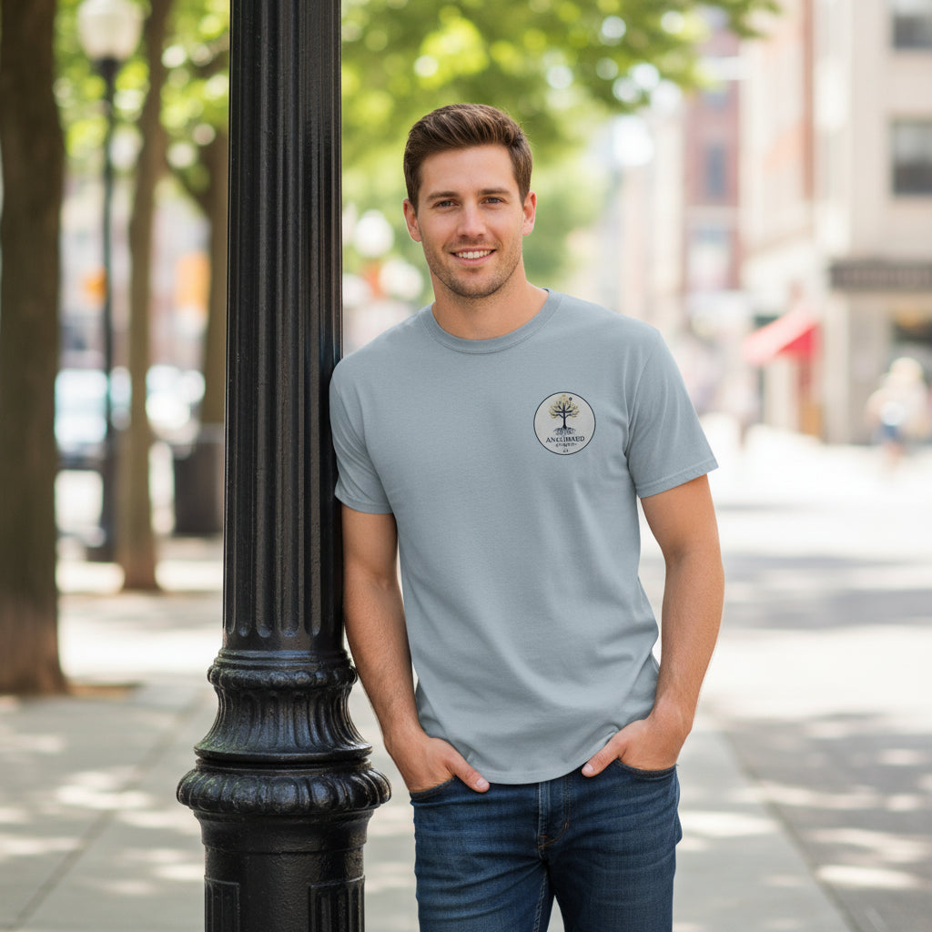 Anchored Faith TShirt STONE BLUE Salvation Clothing and Accessories