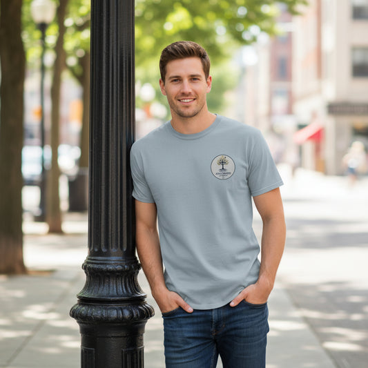 Anchored Faith TShirt STONE BLUE Salvation Clothing and Accessories