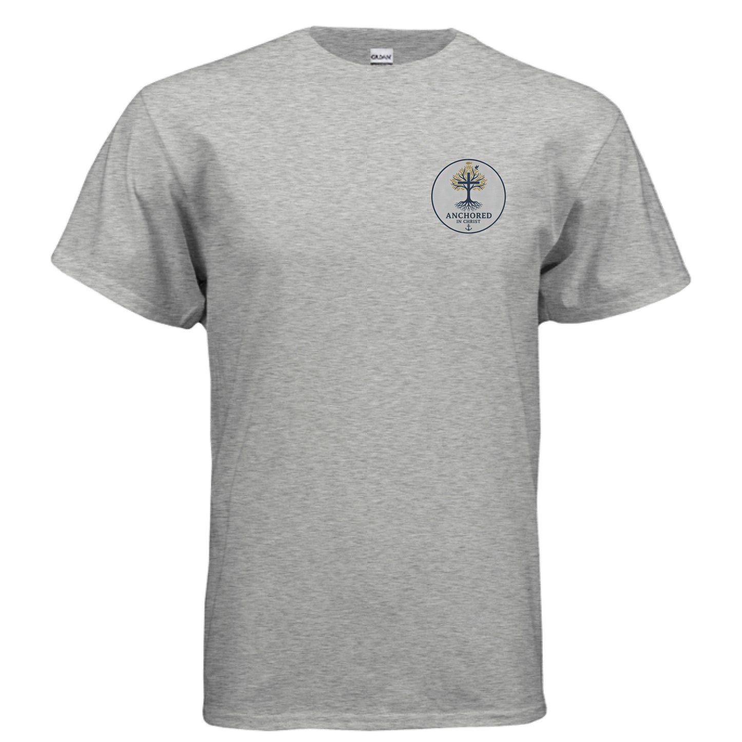 Anchored Faith TShirt SPORT GREY Salvation Clothing and Accessories