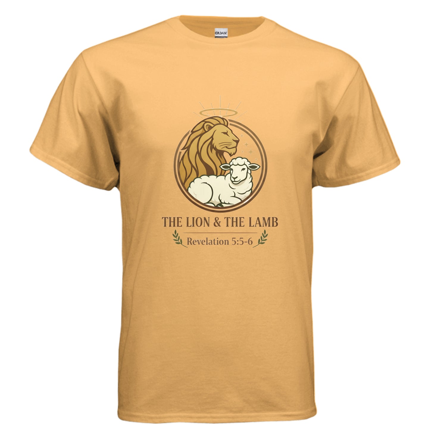 Lion and Lamb Faith T-Shirt TENNESSEE ORANGE Salvation Clothing and Accessories