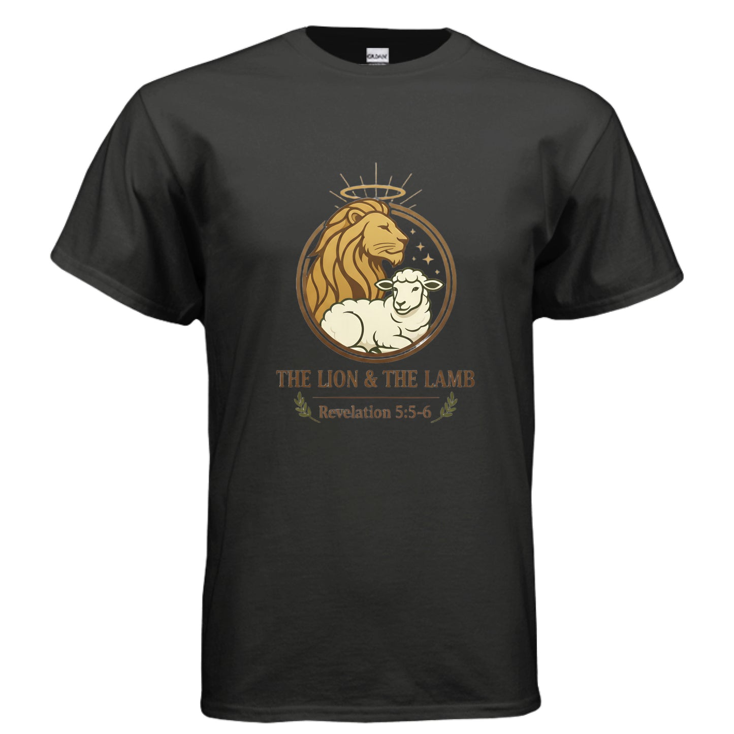Lion and Lamb Faith T-Shirt BLACK Salvation Clothing and Accessories