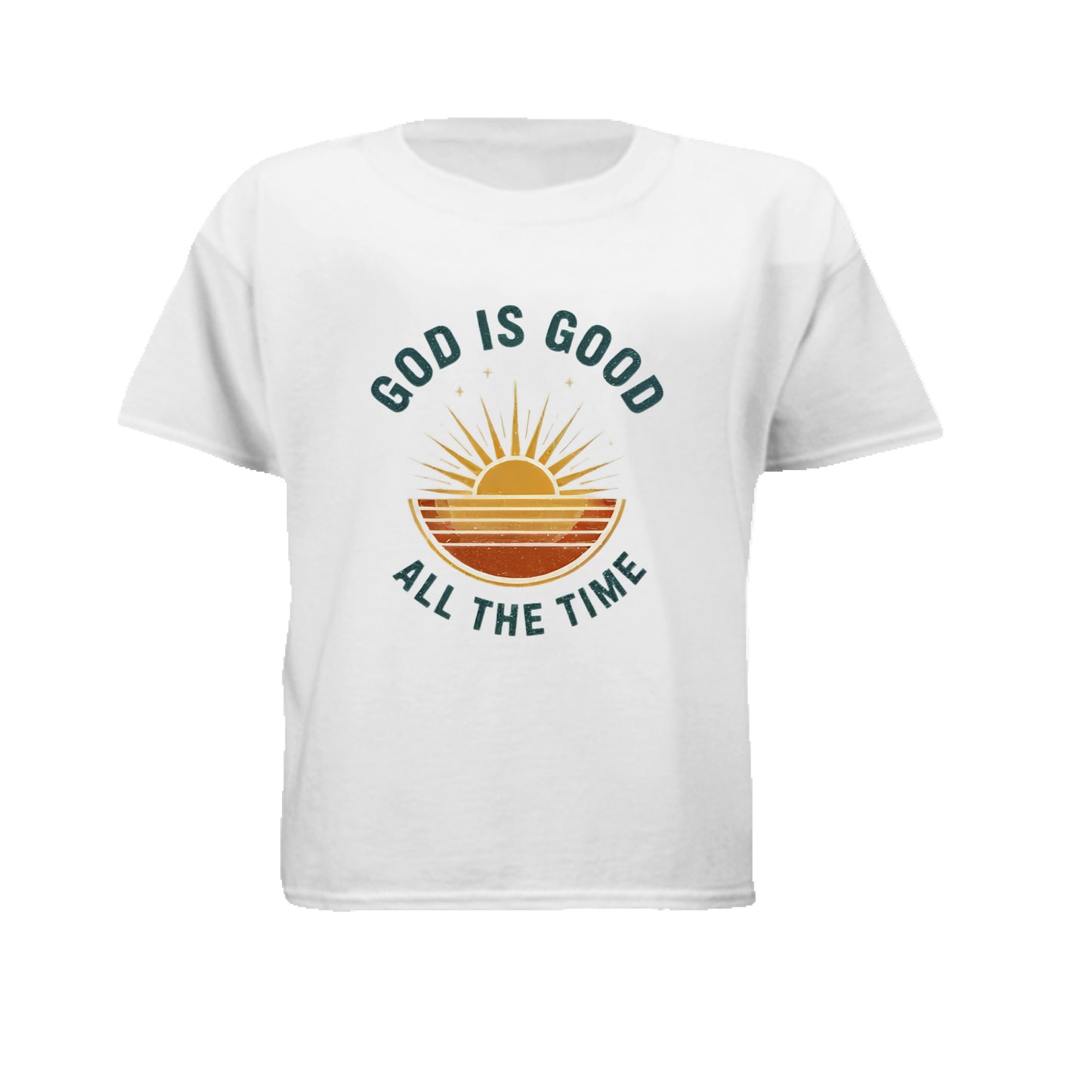 God is Good Faith Kid's T-Shirt White Salvation Clothing and Accessories