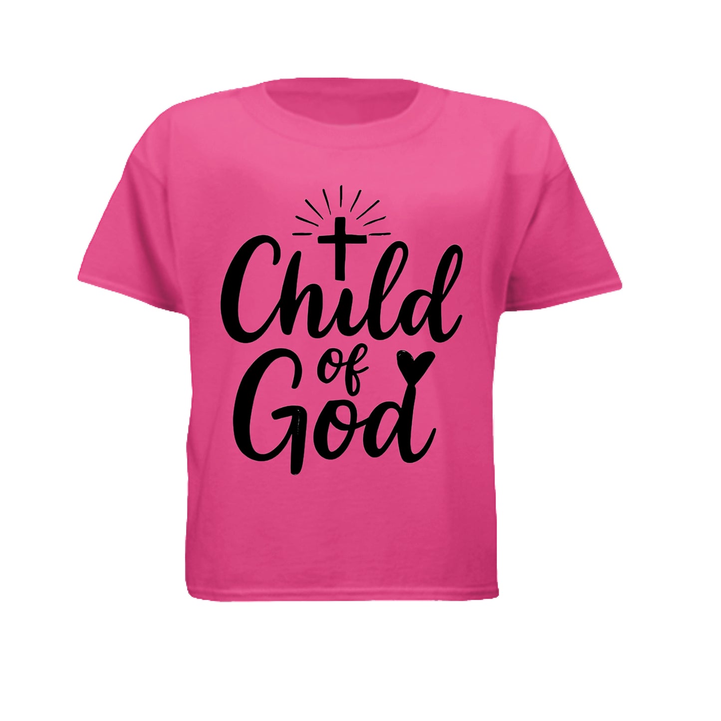 Child of God Faith Kid's T-Shirt Heliconia Salvation Clothing and Accessories