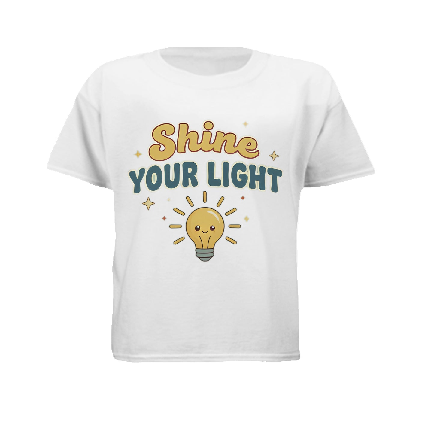Shine your Light Faith Kid's T-Shirt White Salvation Clothing and Accessories