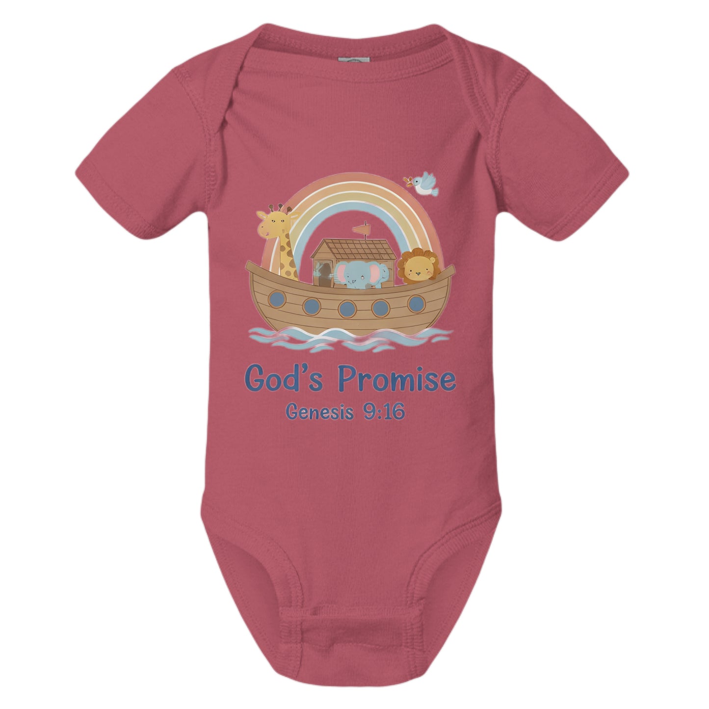 Gods Promise Faith Onesie Passionfruit Salvation Clothing and Accessories