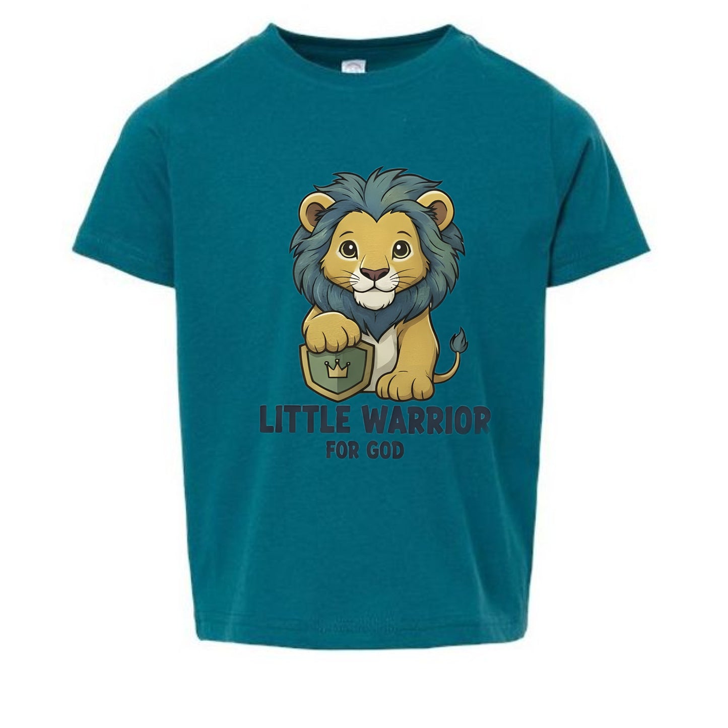 Little Warrior of God Faith Toddler T-Shirt Oceanside Salvation Clothing and Accessories
