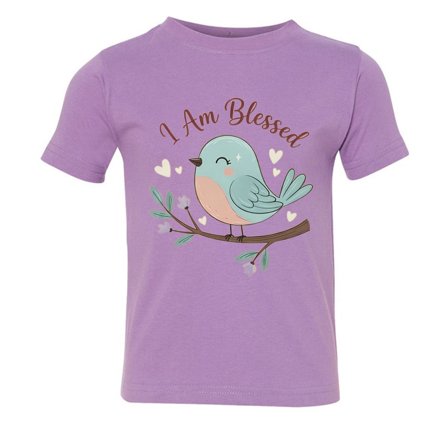 I am Blessed Faith Toddler T-Shirt LAVENDER Salvation Clothing and Accessories