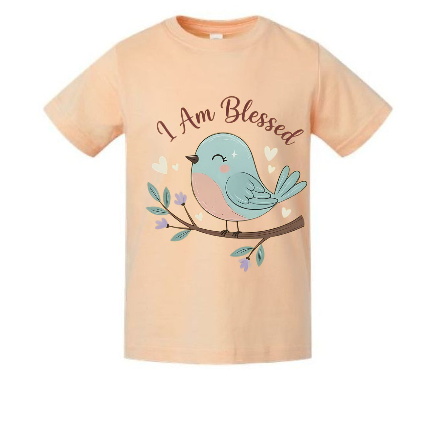 I am Blessed Faith Toddler T-Shirt Peachy Salvation Clothing and Accessories
