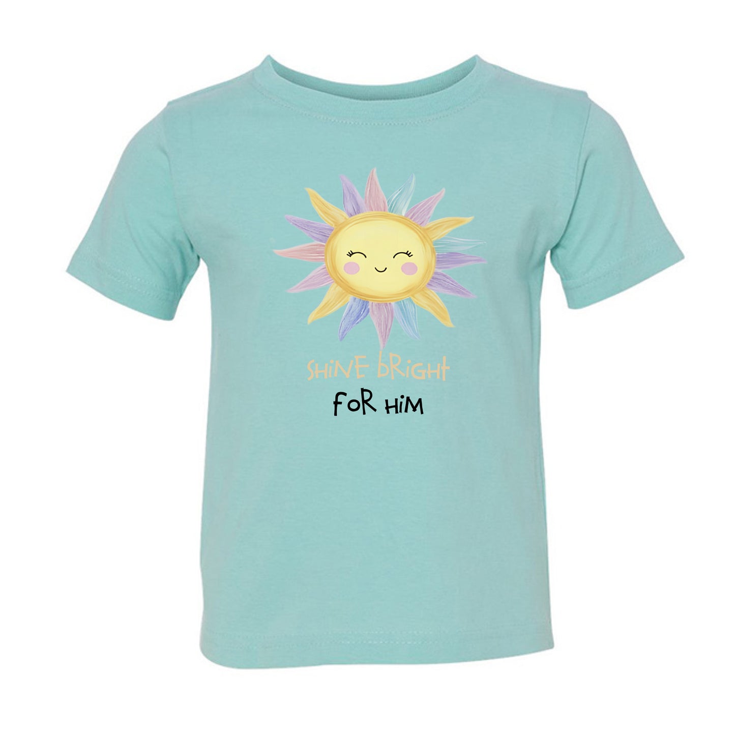 Shine Bright Faith Toddler T-Shirt Salvation Clothing and Accessories