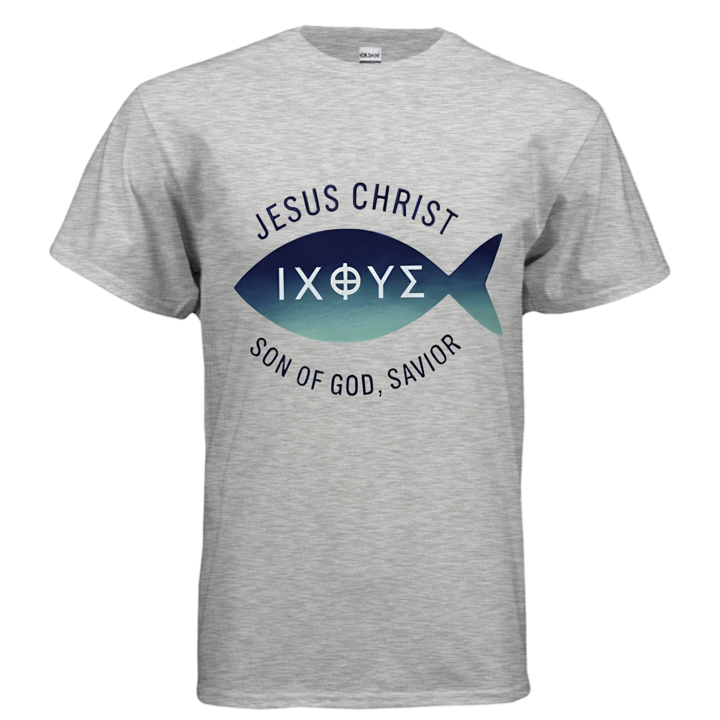 Jesus Christ son of God Faith T-Shirt ASH Salvation Clothing and Accessories
