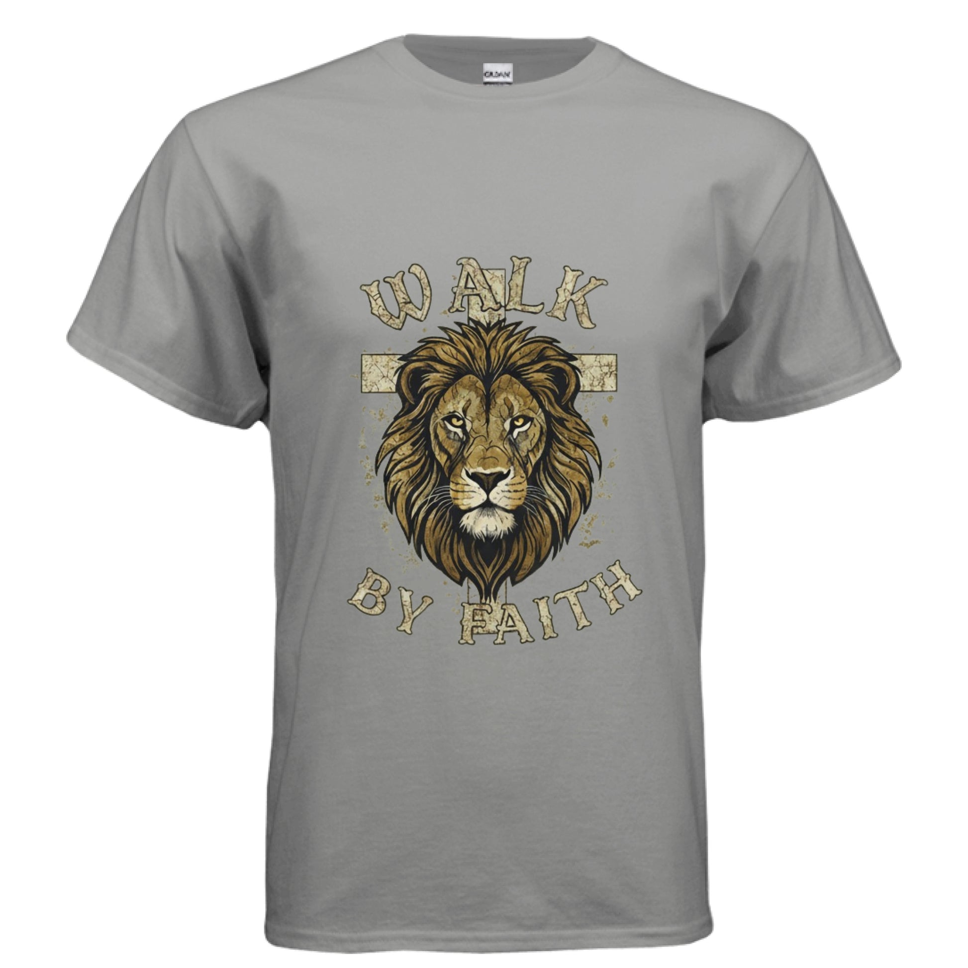 Walk by Faith Faith T-Shirt GRAVEL Salvation Clothing and Accessories