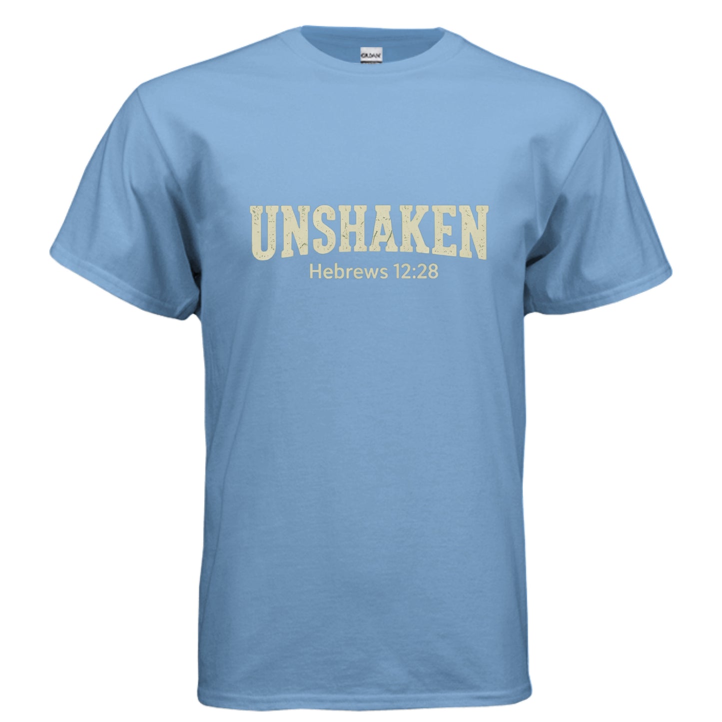 UNSHAKEN Faith T-Shirt CAROLINA BLUE Salvation Clothing and Accessories