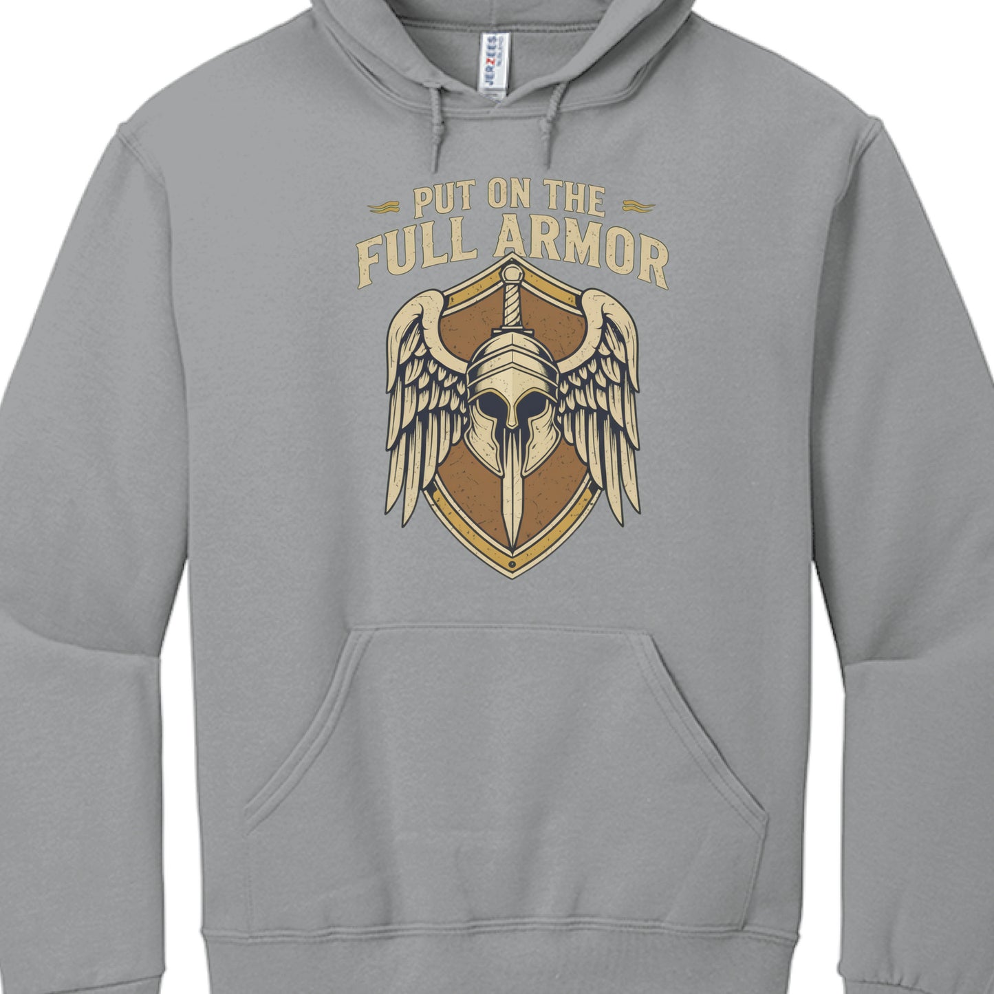 Put on The Full Armor Faith Hoodie Rock Salvation Clothing and Accessories