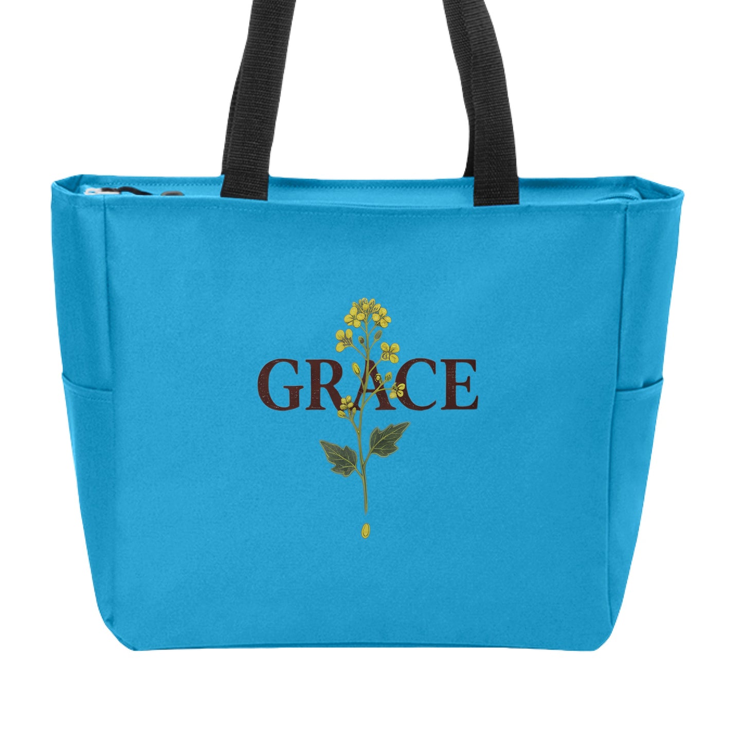 Tote-Grace Mustard Seed Turquoise ONE SIZE Salvation FaithWear Accessories