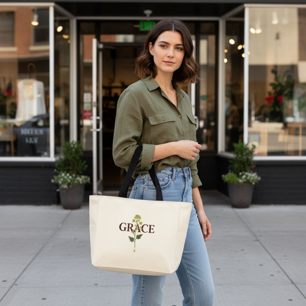 Tote-Grace Mustard Seed Stone ONE SIZE Salvation FaithWear Accessories