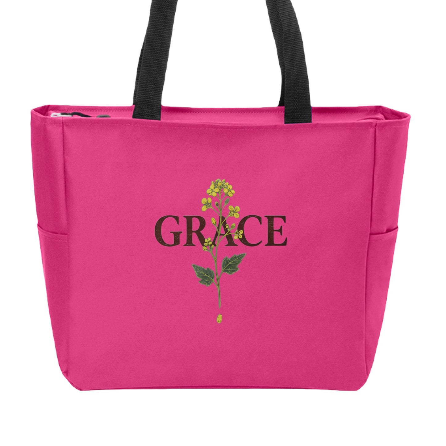 Tote-Grace Mustard Seed Pink Azalea ONE SIZE Salvation FaithWear Accessories
