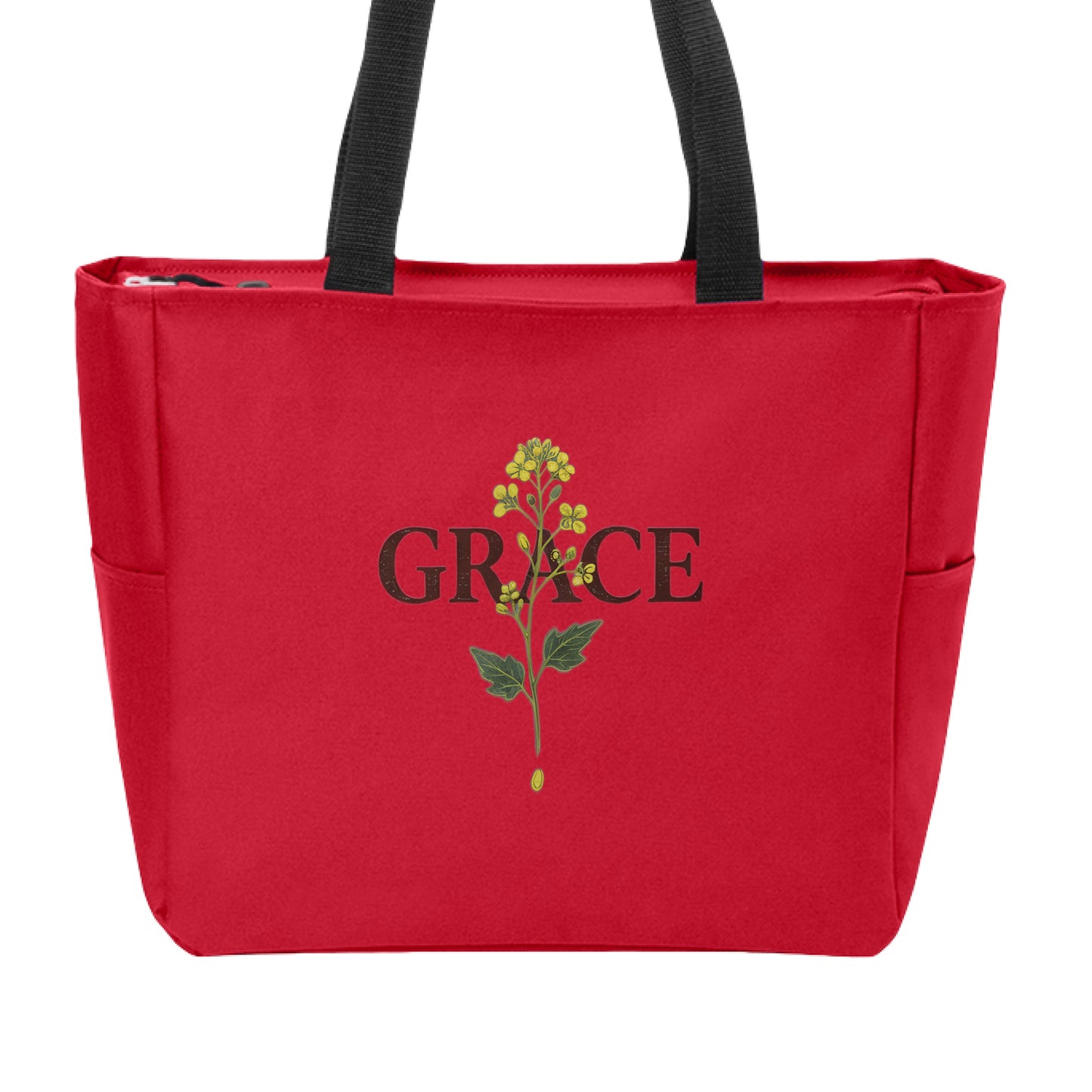 Tote-Grace Mustard Seed Chili Red ONE SIZE Salvation FaithWear Accessories