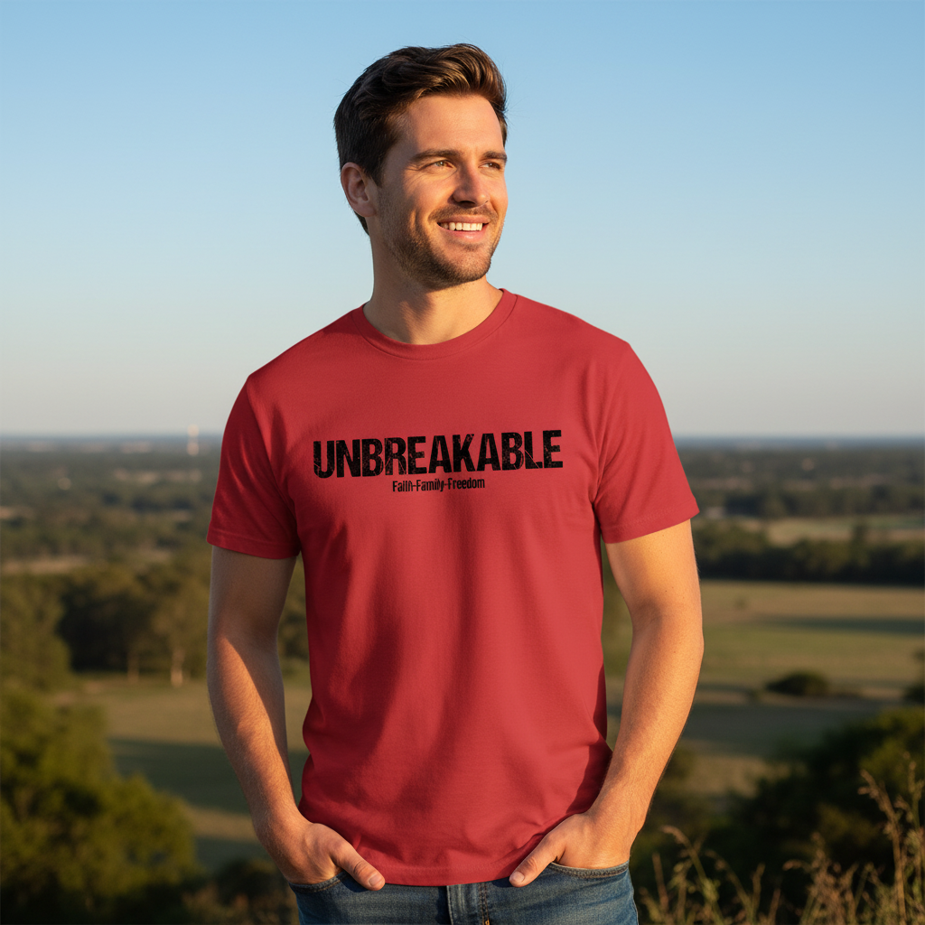 Unbreakable Faith T-Shirt (Black Letter)