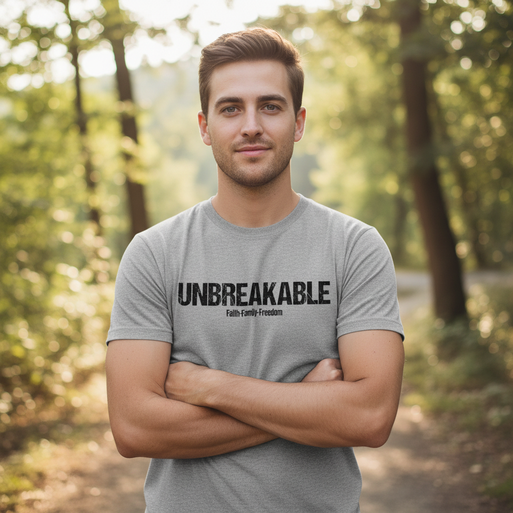 Unbreakable Faith T-Shirt (Black Letter)