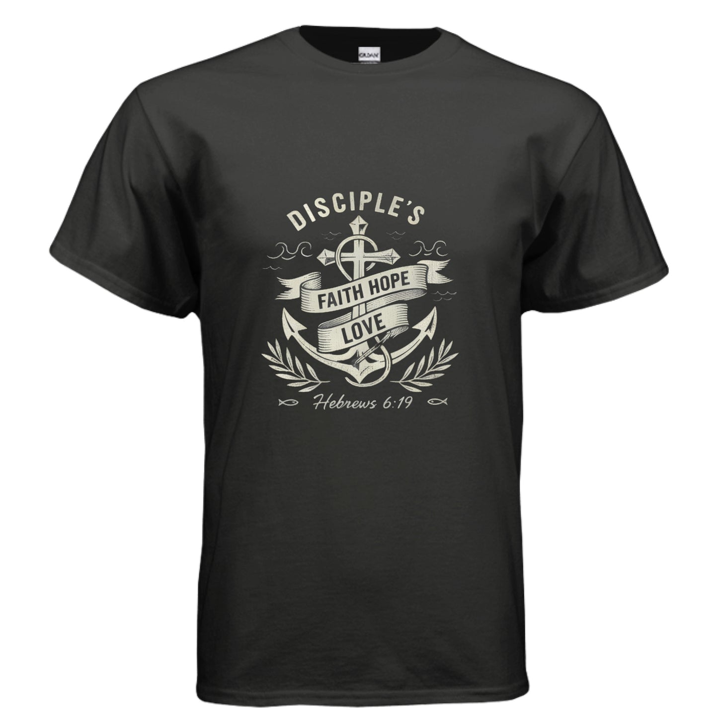 Disciples Faith T-Shirt BLACK Salvation Clothing and Accessories Apparel