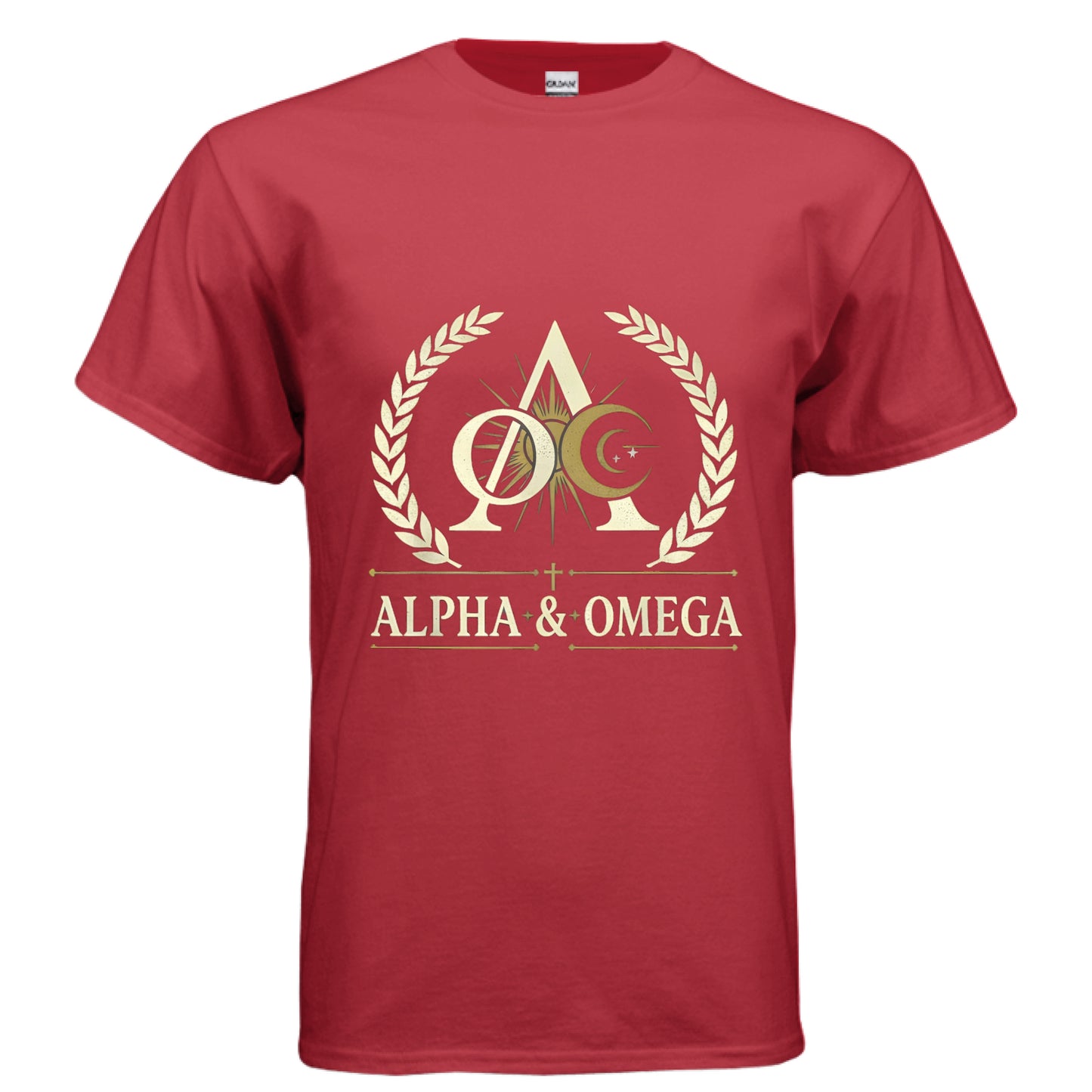 Alpha and Omega Faith T-Shirt RED Salvation Clothing and Accessories Apparel