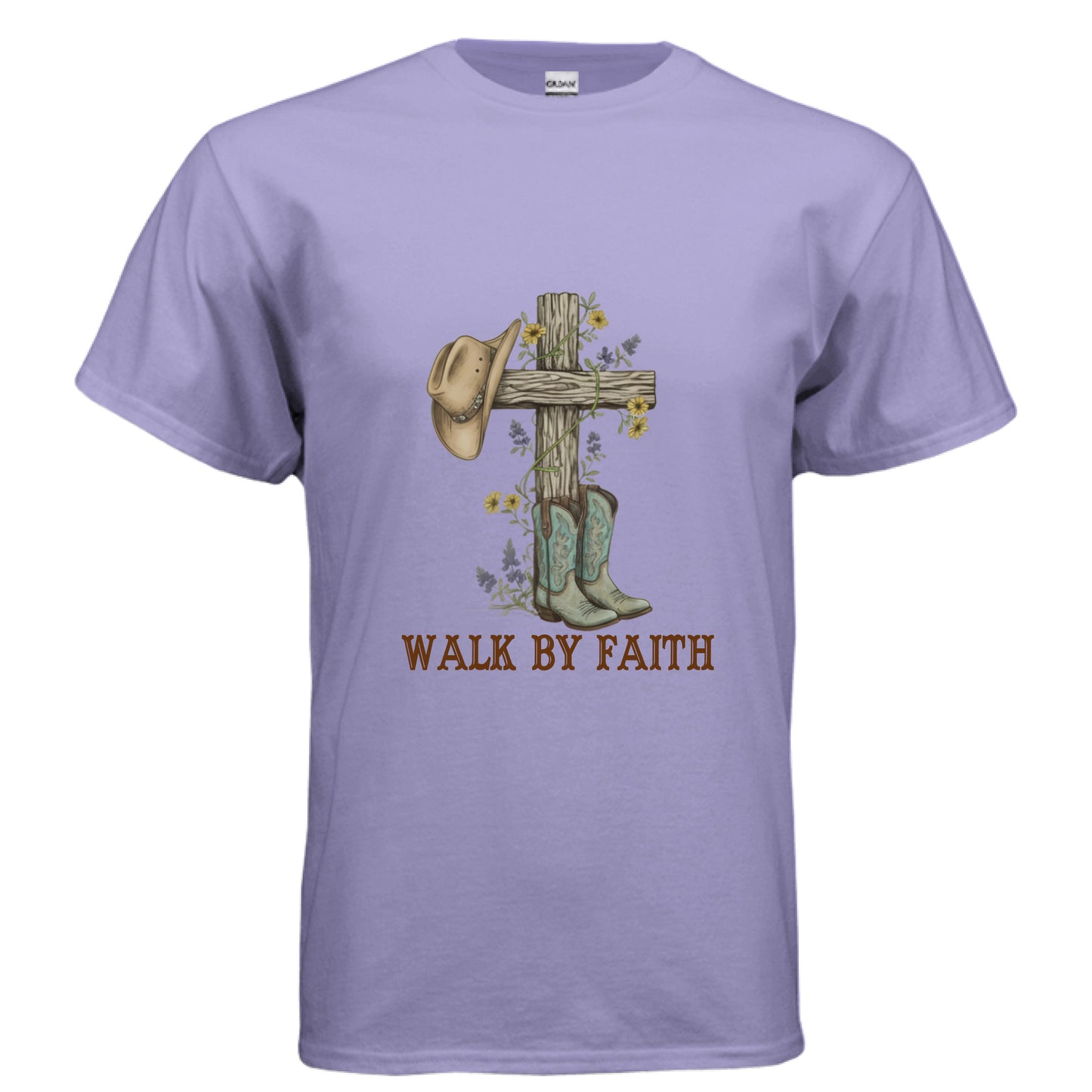 Walk by Faith Boots Faith T-Shirt VIOLET Salvation Clothing and Accessories Apparel